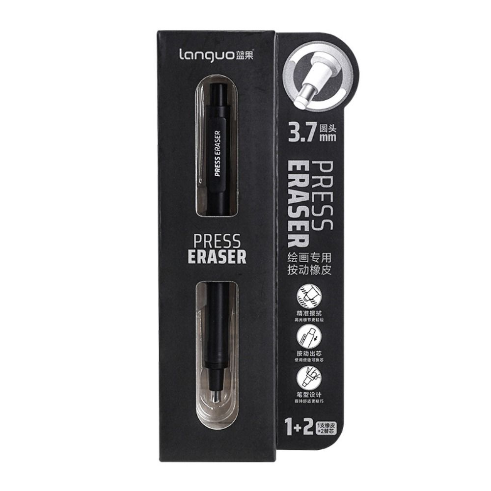Refillable Eraser Pen Press Mechanism Correction Rubber Sketch Drawing Eraser  Pencil Correction