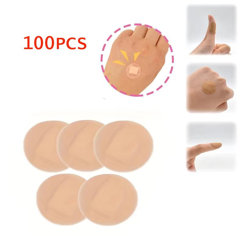 40/100Pcs Vaccine Patches Sterile Hemostatic Patch First Aid Waterproof Wound Healing Adhesive Round Bandage Wound Plaster