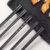 Non-Slip Sushi Chopsticks Dishwasher Safe Chinese Chopsticks New Black Chopsticks  Asian Cuisine