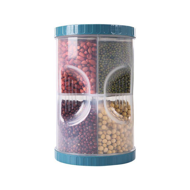 Aufgeteiltes Getreide-Aufbewahrungsglas, Getreide-Aufbewahrungsbox, Küchen-Aufbewahrungsdose für Getreide, feuchtigkeitsbeständiges Verschlussglas