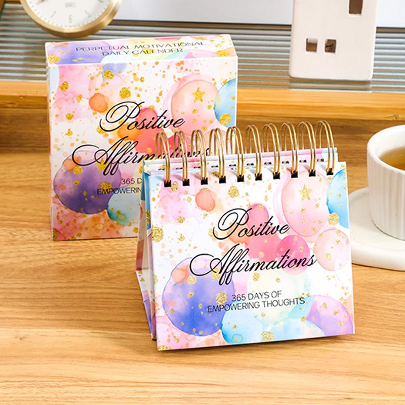 2026 Inspirational Desk Calendar for Women - Creative 365-Day Perpetual Ornament