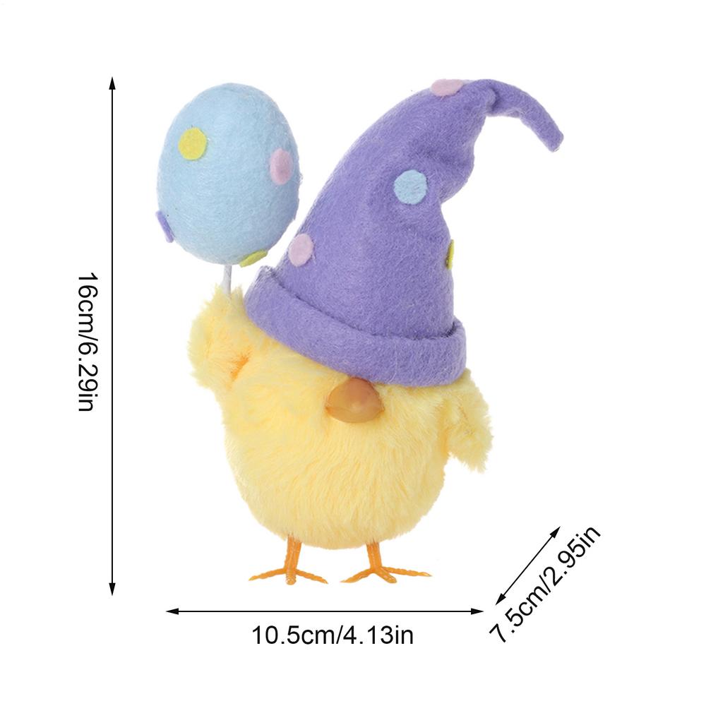 2025 New Easter Decorations Ins NerdyEaster Egg Chick Figurines Holiday Party Gifts Indoor Home DIY Decoration