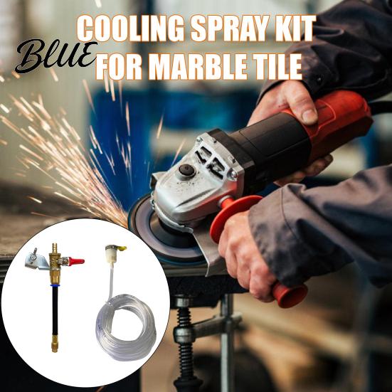 Cooling Spray Kit for Marble Tile Dust Remover Water Sprayer Cutting Machine Angle Grinder Misting System Sprayer Wet Suppression Aluminum
