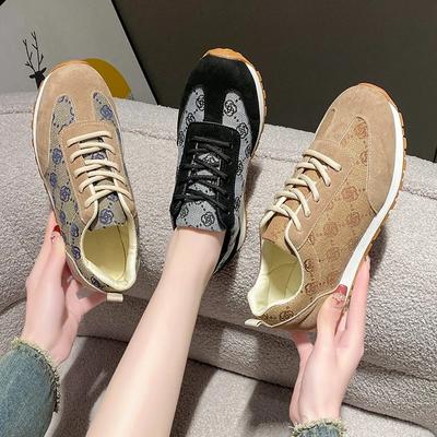 Fashion 2024 Women's Summer New Fashion Print Designer Slip Flat Bottom Sports Shoes Outdoor Play Daily Comfortable Women's Shoes