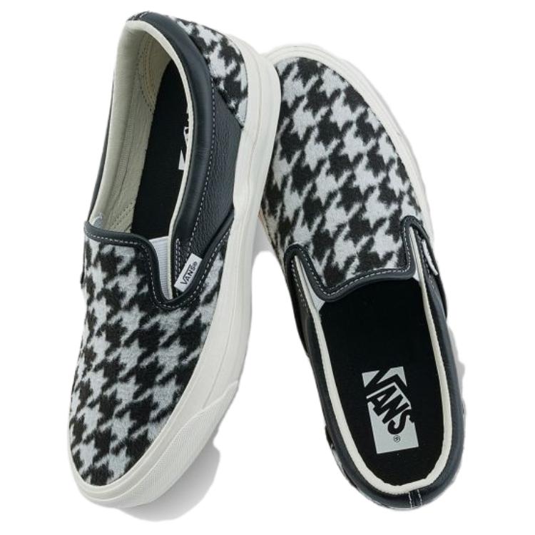 Vans Premium Slip-On 98 Houndstooth Pack - Black Unisex Sneakers VN000CSEBLK