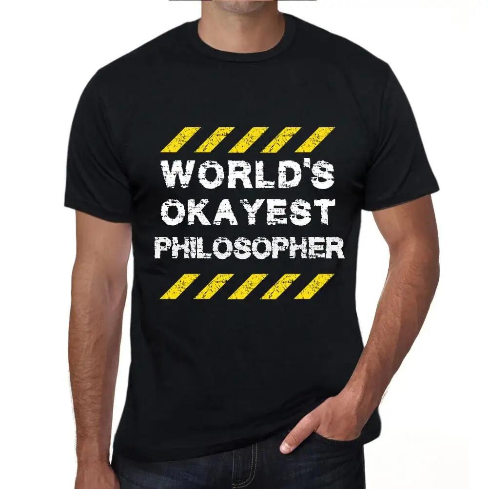 Graphic Unisex T-shirt Worlds Okayest Philosopher Eco-Friendly Limited Edition