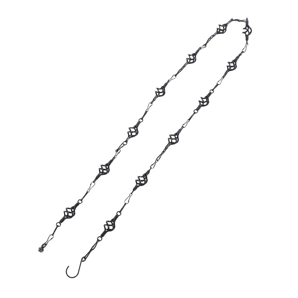  Rain Chains, Metal Decorative Rain Catcher Chain for Gutters, Rainwater Downspout Chain Replacement for Outside  
