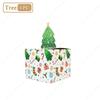 1-10PCS Christmas Gift Father Christmas Elk Christmas Tree Pattern Money Draw Surprise Box Festive Small Gifts Party Supplies
