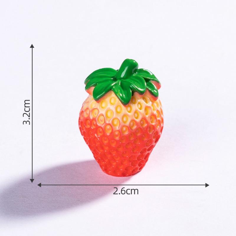 Jucării Alimentare Simulare Micro-peisaj Litchi Căpșuni Fructe Accesorii Decorative Drăguțe și Ornamente Mici