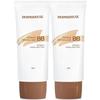 Natural Sun BB Cream 50ml 1+1-Boa cobertura BB cream com função de proteção UV, 2 peças