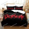 Anime Berserk Bedding Set Boys Girls Twin Queen Size Duvet Cover Pillowcase Bed Kids Adult Fashion Home Textileextile029963
