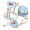 Strolling Dog Leash Lightweight Adjustable Dog Chest and Back Walking Harness Leash Vest Style Puppy Dog Outdoor Supplies