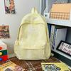 Schoolbag Japanese INS striped backpack 1011 spring/summer new campus high-aesthetic student backpack for women, lightweight small backpack