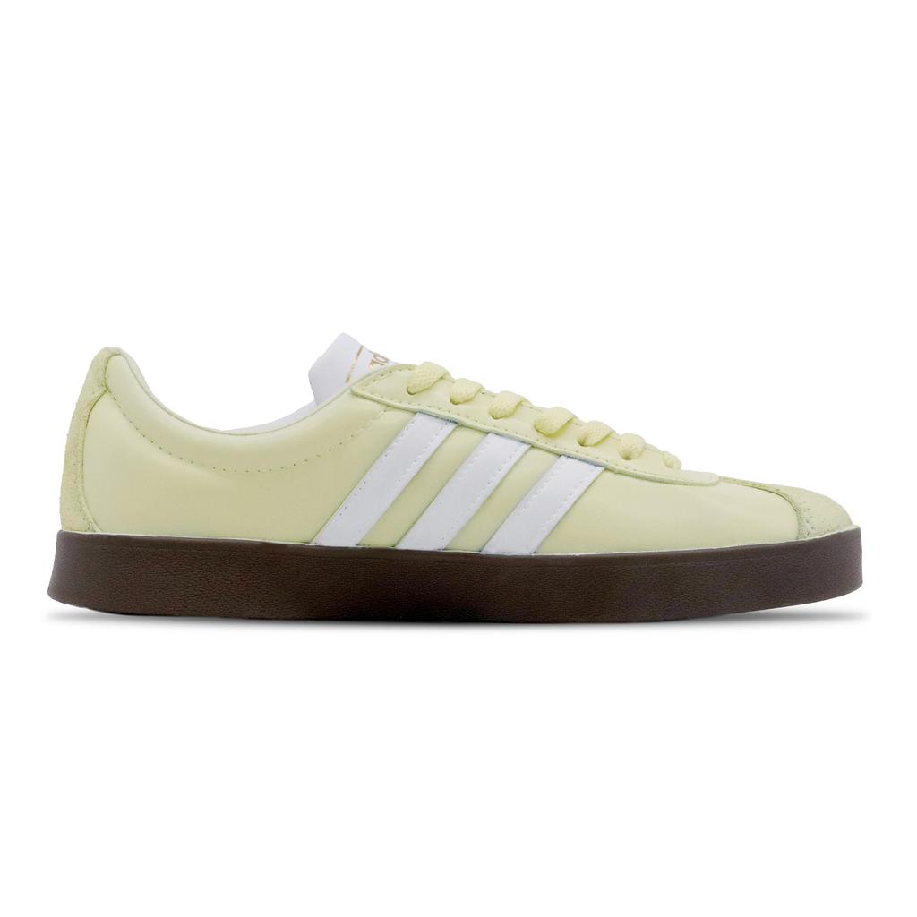 Adidas Neo Vl Court Tree Inside, Flowing Custard Slip Resistant Low top Skateboard Shoes Unisex Yellow ID6015(Team269-)