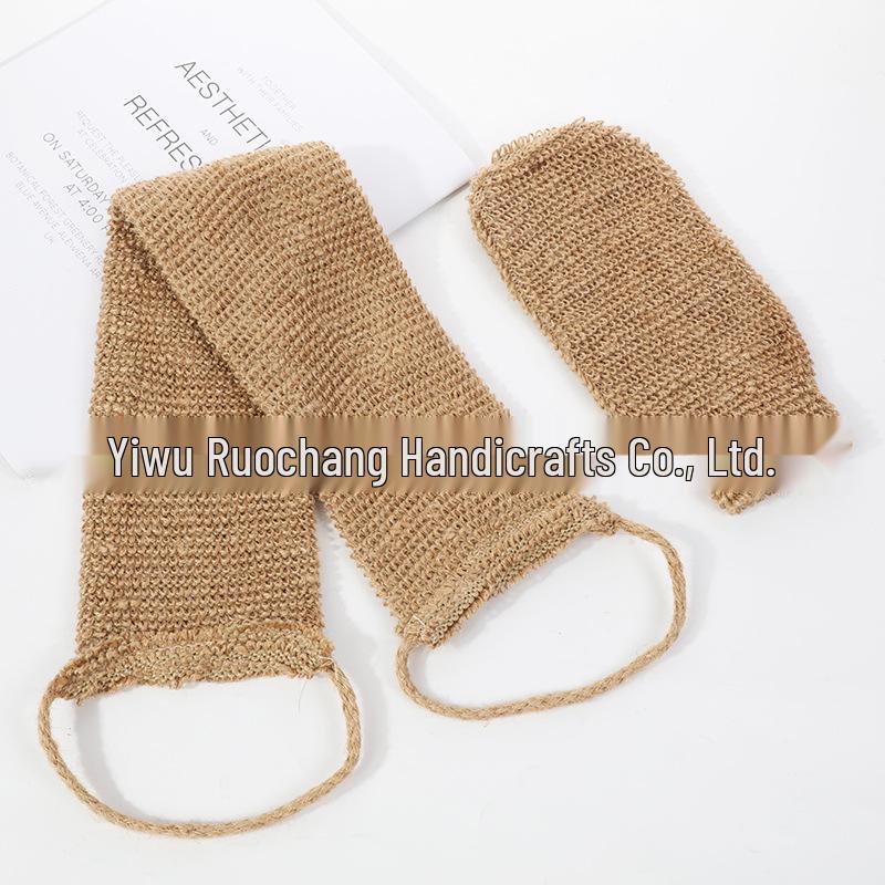 

Набір: Жовта конопляна мочалка-скребок для спини Single Hemp Glove 21*11.5