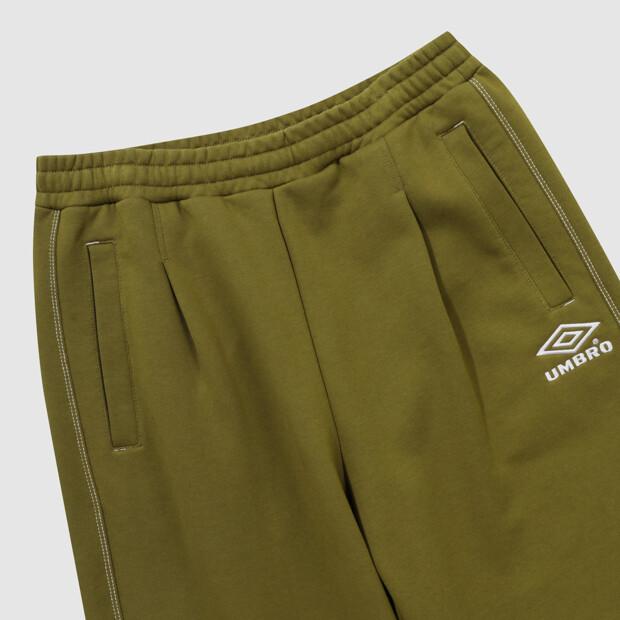 UMBRO Crispy Taslan Wide Straight Sweatpants Green (Uq321Cfp91) (A Type)