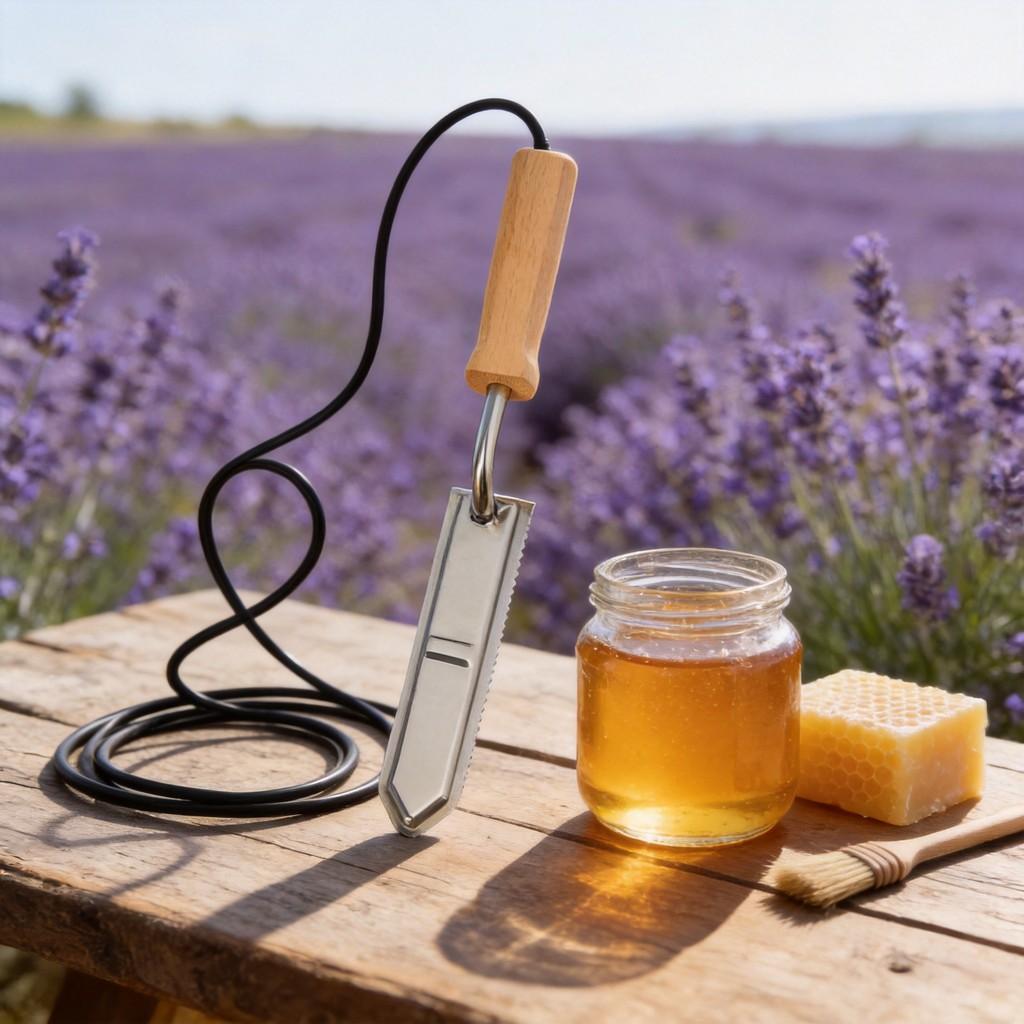 Beeswax Honey Comb Cutter Tool With Stainless Steel Zshaped Blade For Beekeepers And Honey Harvesting