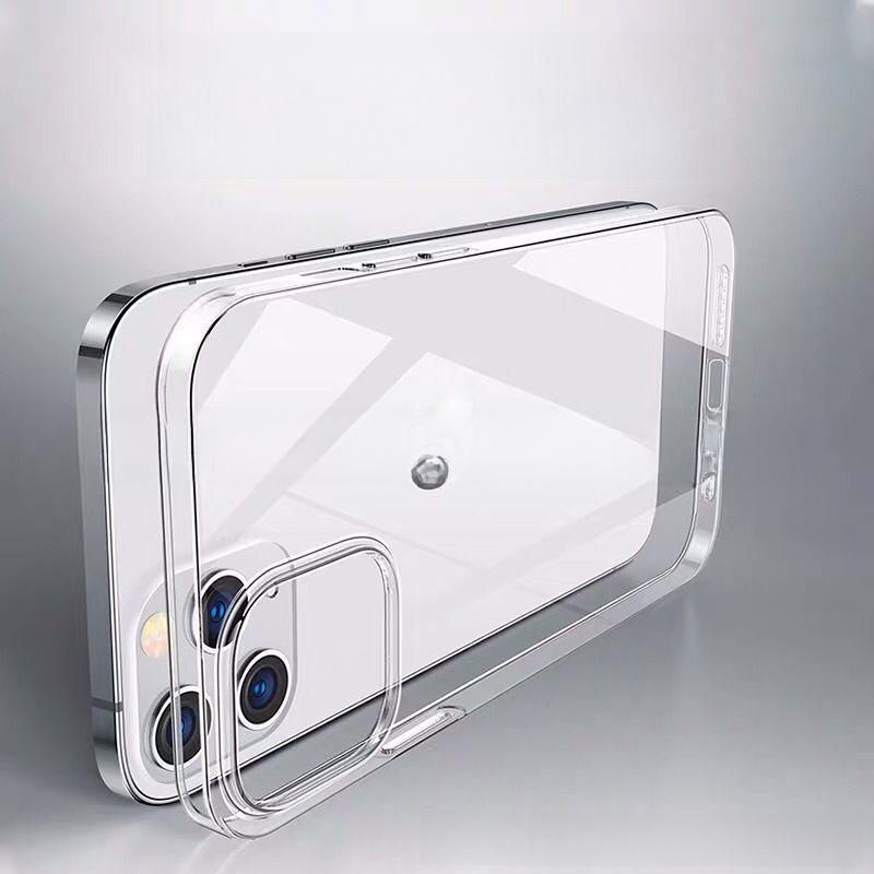 Compatible with Apple 16 Pro Max, 14 Pro Soft TPU Transparent Full-Cover Case - Anti-Fall, Non-Yellowing Protective Shell.