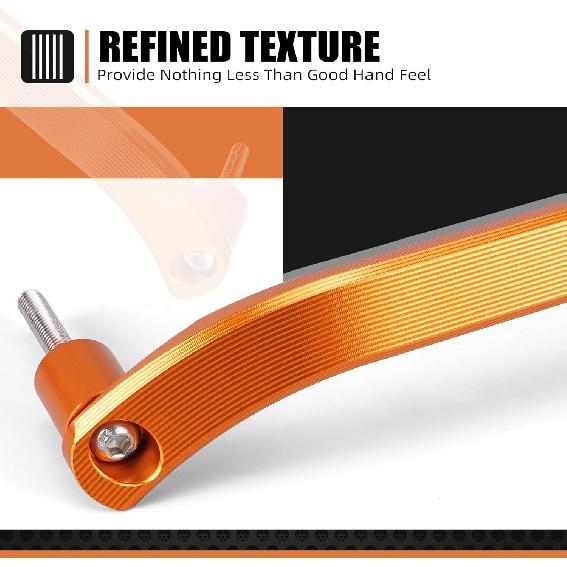NICECNC Orange Aluminum Rear Grab Handle Grip Lift Bar Compatible with 125-500 XC/XCW/XCF/XCFW/EXC/EXCF/SX/SXF 2012-2015 125-450 XC/XCF/SX/SXF 2011