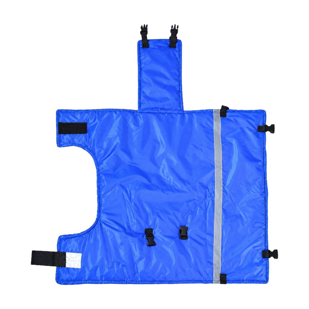 Young Cattle Jacket Insulated Padded Calf Coat with Reflective Stripe for Farmers, Cold