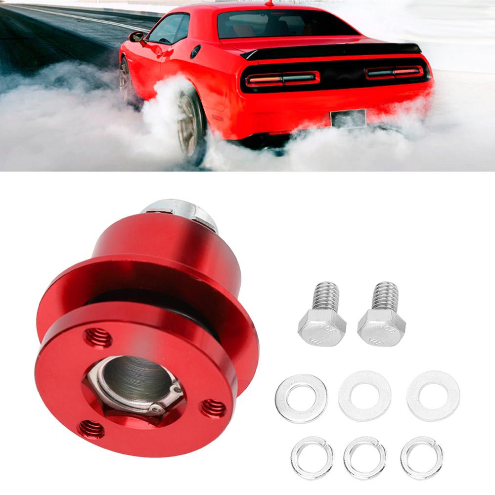 Car Quick Release 360 degrees  Steering Wheel Hub Adapter Kit 310‑101 (Red)