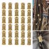 30 stuks Haarslang kralen Retro Legering Haardreadlocks Kralen Accessoires voor Haatvlechten Armband Hanger Ketting