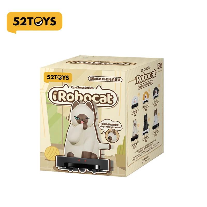 

52TOYS QueSera Series Robot Cat Series Blind Box Anime Action Figure Guess Bag Ornament Figurines Home Decor Dolls Model Girls