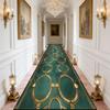 Light Luxury Marble Style Corridor Carpet Europe Decoration Home Easy Clean Runner Rug el Stair Passageway Non-slip Long Mats
