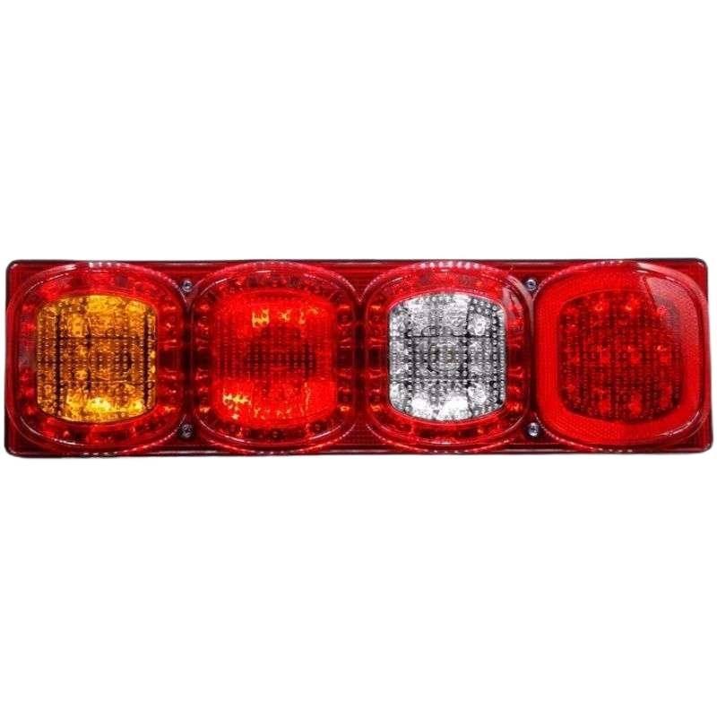 Compatible LED Rear Tail Light Assembly for Shacman Delong X3000, New M3000, F3000 - Universal Brake Light Parts.