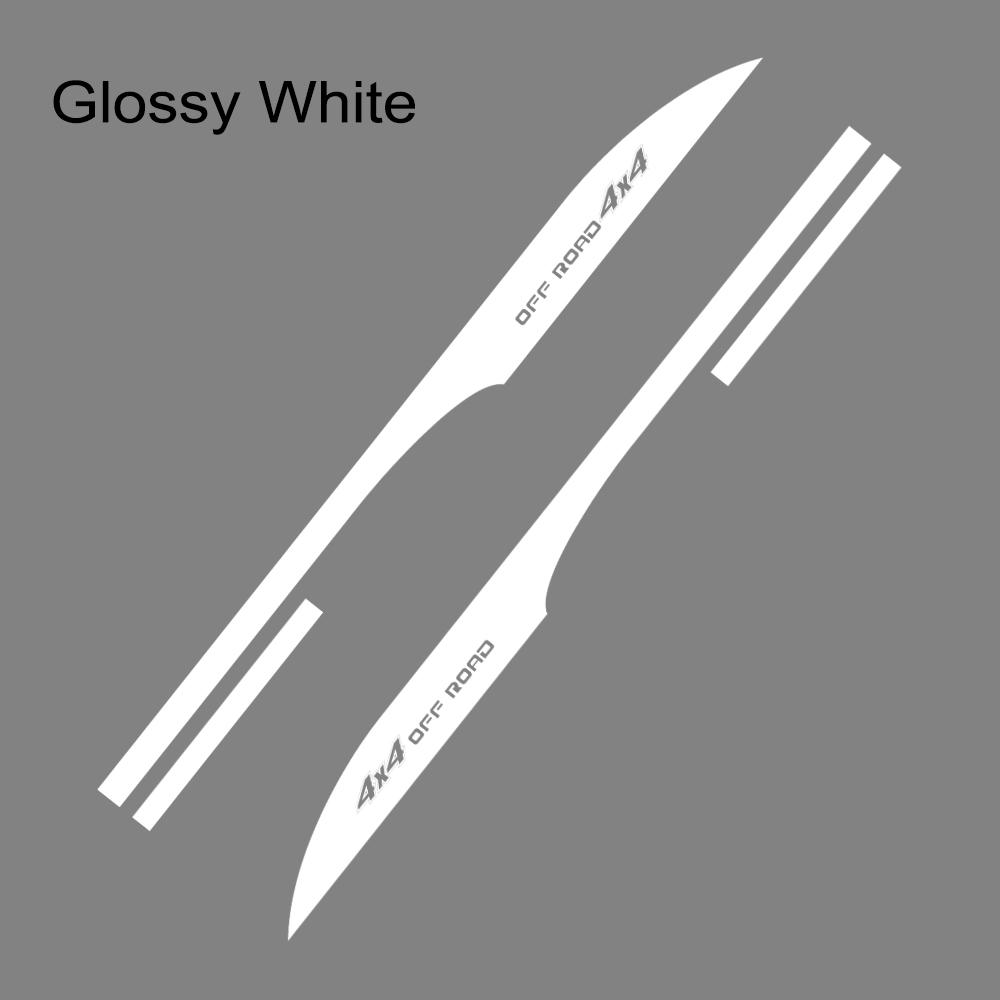 2PCS Car Side Door Stickers For Toyota FORTUNER 4x4 Off Road Cool Graphic Styling Tuning Auto Accessories Vinyl Film Decals