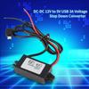 DC-DC 12V To 5V 3A Micro USB Converter Voltage Step Down Regulator for Car Smartphone Car Voltage Converter 12V To 5V Converter