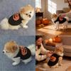 T-shirt Costume pour Chien avec Motif Citrouille d'Halloween pour Chiens de Petite à Grande Taille
