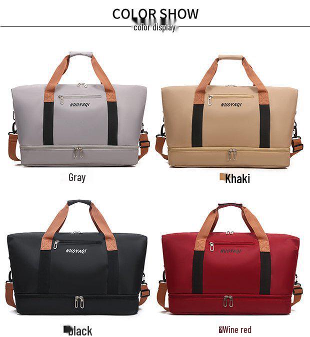 

Спортивная и дорожная сумка на заказ: Большая вместимость с сухим/влажным разделением, Независимое отделение для обуви, Настраиваемый логотип