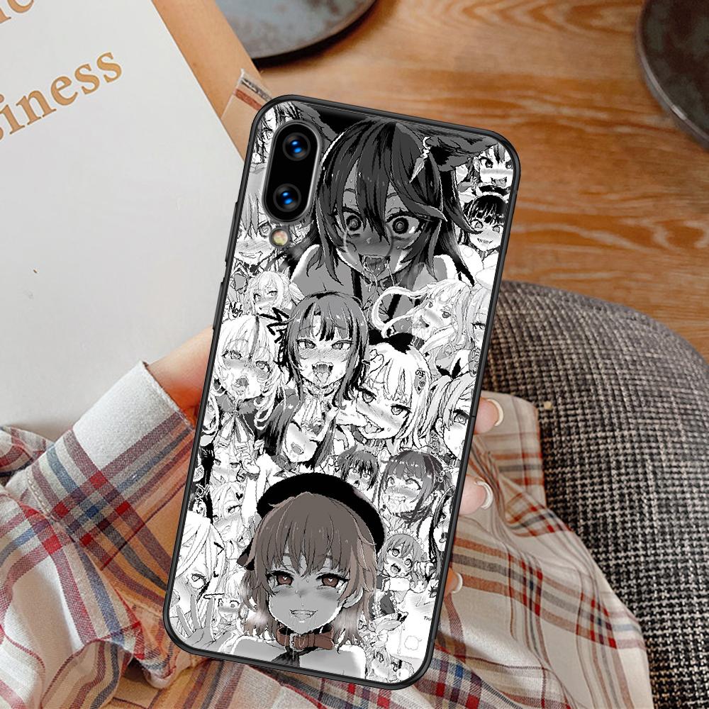 

Хентай аниме лицо девушки чехол для телефона для Huawei Honor 6A 7A 7C 8A 8X 8 9 9X 10 10i 20 Lite Pro черный мягкий силиконовый бампер Prime Huawei Honor 7C