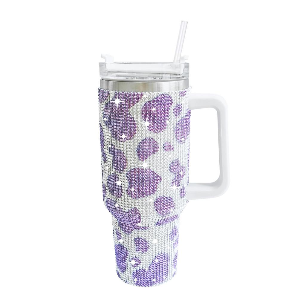 Insulated Travel Mug With Handle And Straw For Commuting And Outdoors
