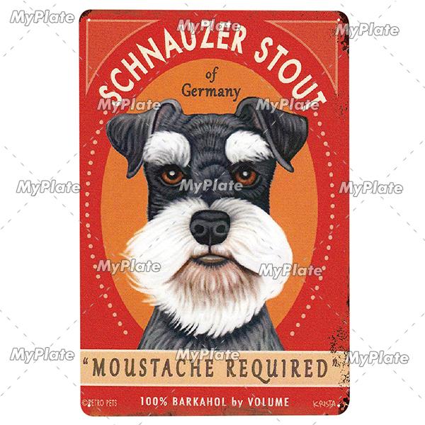 [MyPlate]Cat Poster Metal Sign Vintage Plaque Dog Tin Sign Wall Decor For Club Pet Store Tin Plate Dog Gift