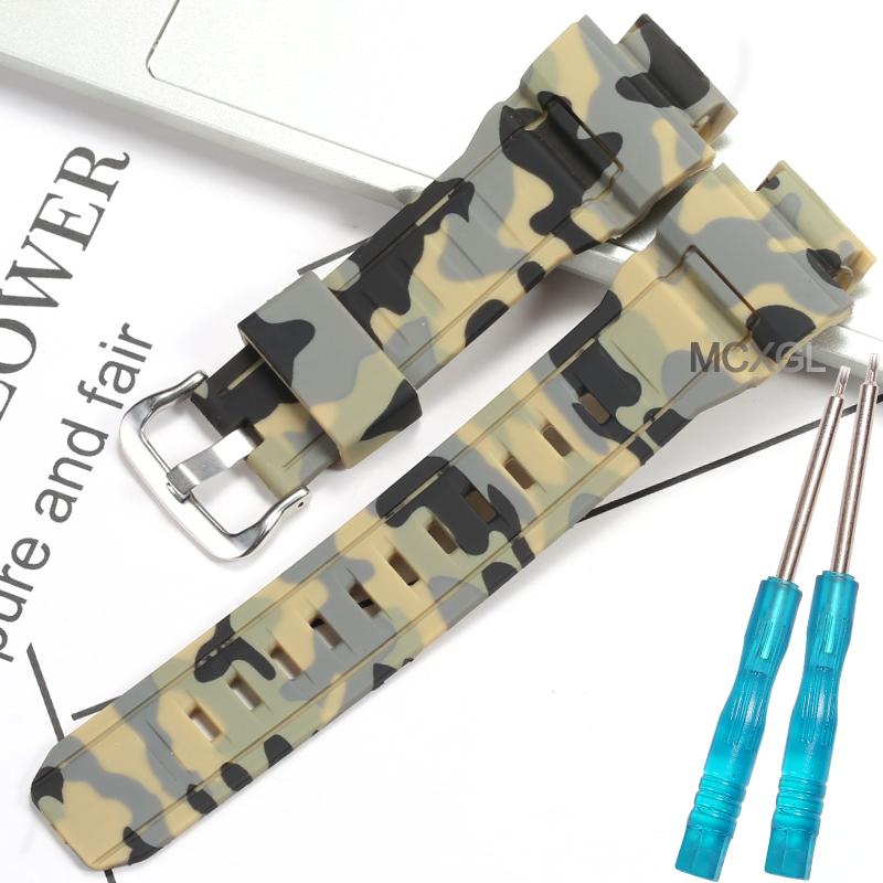 Resin Strap For Casio GW9300 GW-9300 RANGEMAN Men's TPU Replacement Band G-9300 Sport Waterproof Bracelet