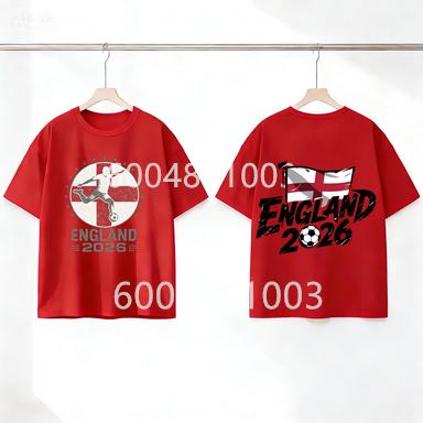 England Flag Retro Style Graphic Children Shirt Kid Boys Girls Summer Cotton Short Sleeve Little Soccer Fan Casual Daily Wear