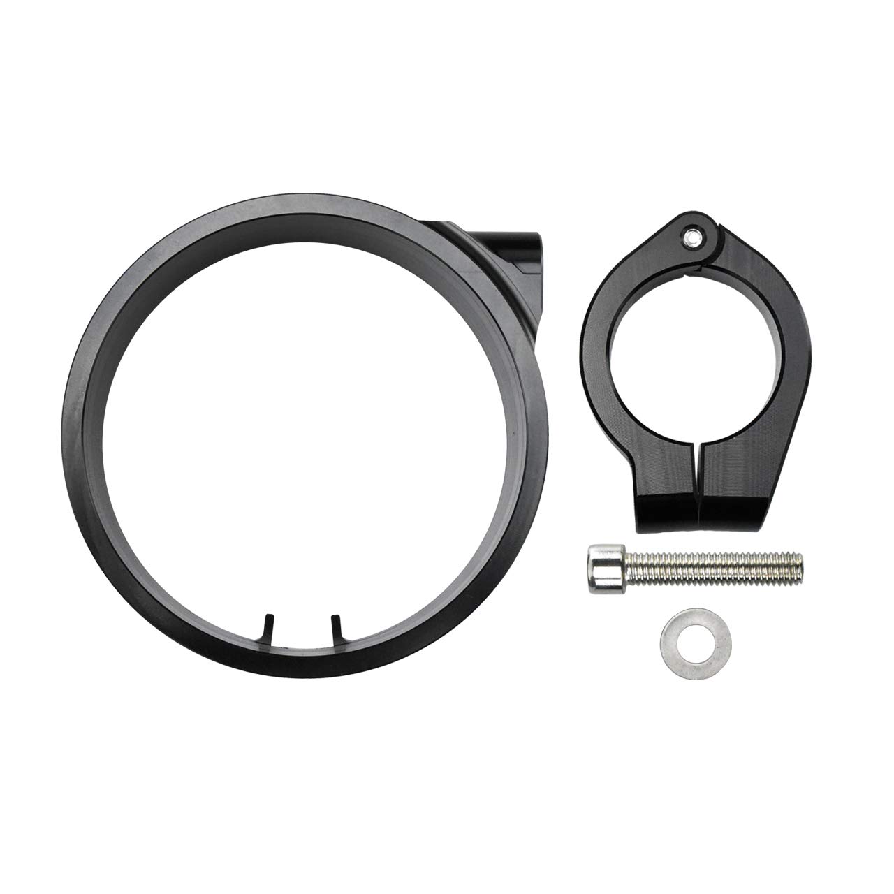 

HDBUBALUS Speedometer Ring Side Mount Relocator Bracket Clamp Fit for Harley Sportster XL 48 1993-up Dyna 1993-2005