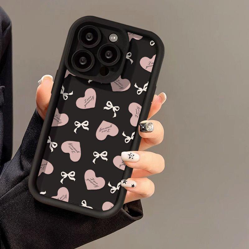 Sweet and Cool Girl Bow for iPhone17PorMax Mobile Phone Case 14 Apple 13 Matte 12/15 Factory
