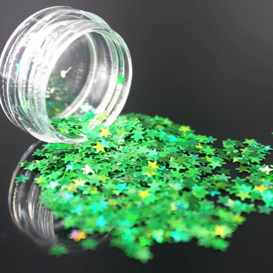 Stylish Nail Glitter Sequins Multiple Color Manicure DIY Nail Design