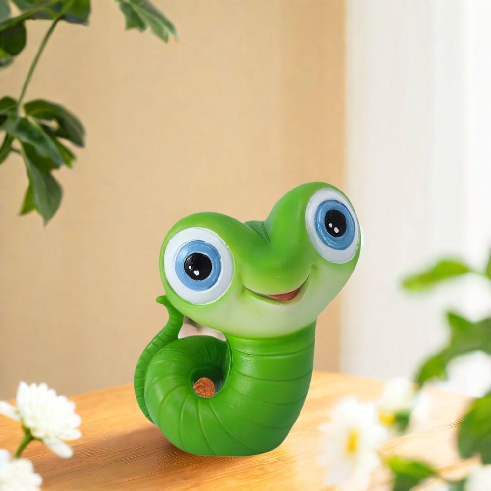 Cartoon Small Snake Figurine Funny Simulation Animal Sculpture Creative Cobra Sculpture  Office