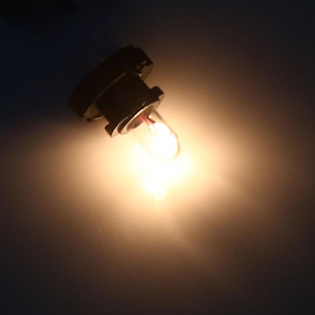 uxcell 10pcs T4 Car LED Light for Dashboard Gauge Instrument