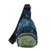 Cute Dinosaur Pattern Children's Canvas Sling Bag - Fashionable Crossbody and Shoulder Bag