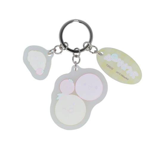 Sun-Star Stationery Watermelon Game Keychain, Acrylic, Pattern B, S8347409