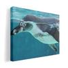 Art 420mm X Wall Wooden Stylish Interior Animal Panel, Painting, Decoration, Igsticker, 297mm, A3, Photo, Hanging, Frame, Decor, 023661, Penguin,