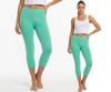 Comfortable 3/4 Cotton Leggings, Polish Manufacturer, MINT Color, Size L