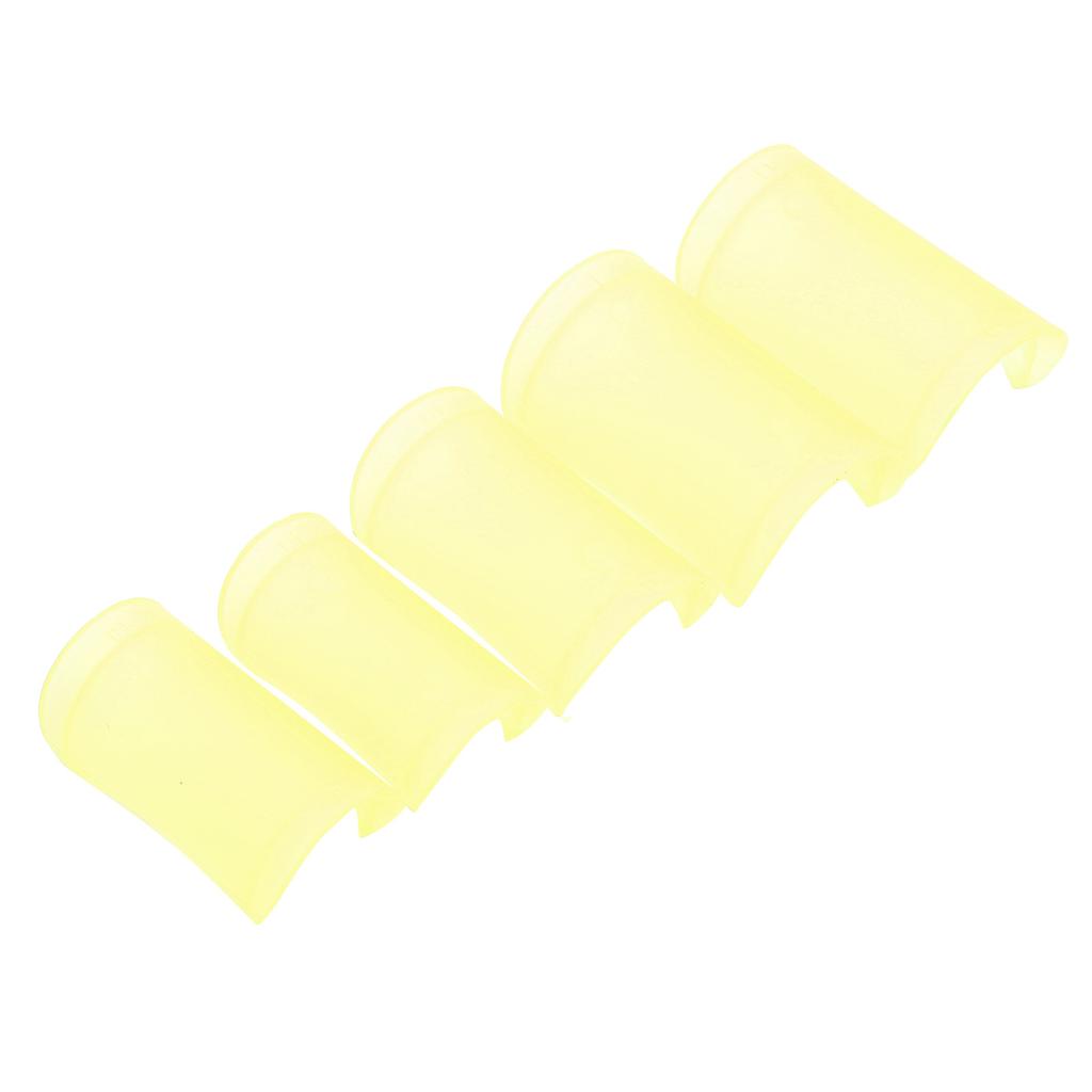 5Pcs Flute Membrane Protector ABS Traditional Chinese Instrument Accessories DM?01Yellow