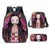 New Cartoon Super Moon Blade Three Piece Backpack Set for Primary and Secondary School Students