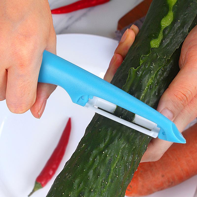 1 ks Škrabka na ovoce a zeleninu Keramická škrabka na meloun Multifunkční Jednodílná rovinná škrabka na ovoce a zeleninu Kuchyňské náčiní